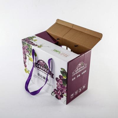 China Wholesale Recyclable Fruit Packaging Paper Corrugated Box Rectangle White Corrugated Food Boxes Custom for sale