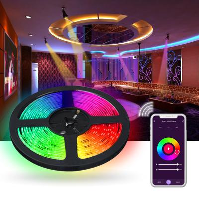 China Modern Party Halloween Style 16 Million Colors RGB LED 5m Wifi RGBW Colorful Decorate Room Led Strip Light 12v DC For Living Bedroom for sale