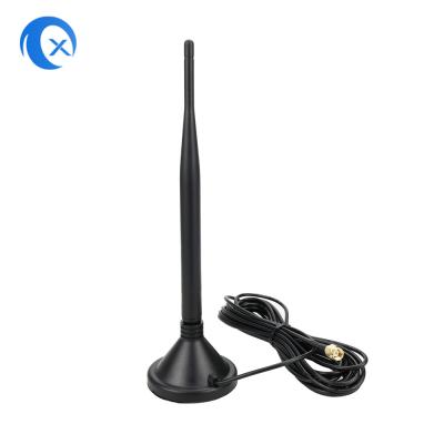 Cina 2.4G 5 DBi Wi-Fi Extender Antenna a montaggio magnetico con connettore maschile SMA per la comunicazione wireless del segnale in vendita