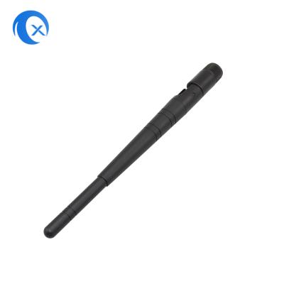 China 2.4GHz High Gain 5dBi Rubber Ducky External WiFi Antenna With TNC Male Connector For Telecommunication for sale