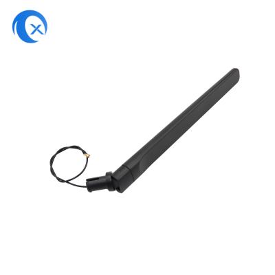 China 2.4G High Gain 5 dBi Omni Swivel Paddle Waterproof WiFi Antenna with Flying Cable for Router Antenna for sale