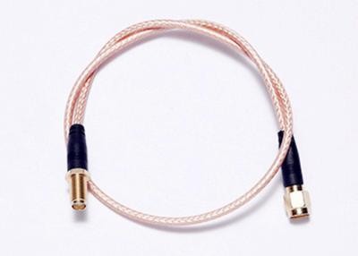 China RG316 ligação em ponte coaxial co-axial coaxial flexível do cabo/RF com a fêmea do RP SMA à venda