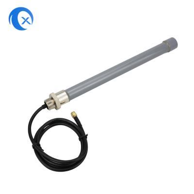 China Fiberglas-Antenne 5dBi, 800/1800/2600MHz Mehrband, im Freien, 3m Kabel, Grau 4G Omni zu verkaufen