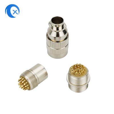 China De nieuwe van de het Zinklegering 22pin van het Aankomstmetaal Balans Cirkelmicro Jack Connector Te koop