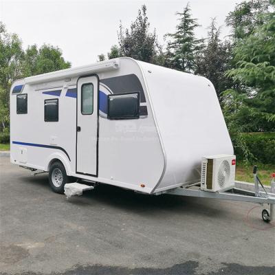 China China 4-6 Person Cheap Affordable Camper RV Caravan High Intensity High Intensity Travel Trailer Camping Caravan Motorhomes for sale