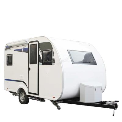 China Travel Trailer Pop Custom Design Tiny Mobile Camper Motorhome Tent Off Road Caravan Folding Travel Trailer for sale