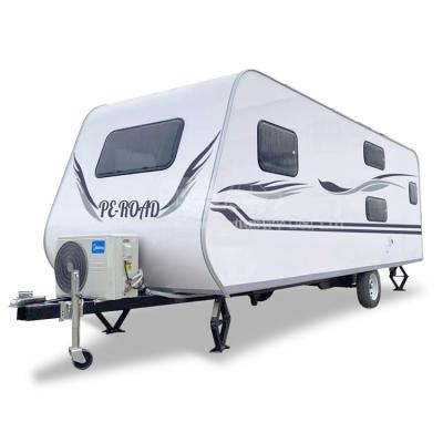 China High Intensity 24 Ft Custom Design Luxury Bathtub Rvs 6 Berth Camper Japanese Motorhome Travel Trailer for sale