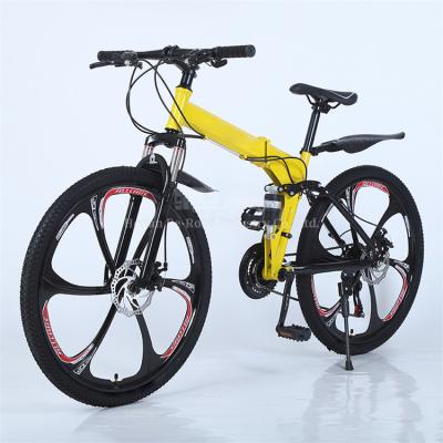 China Popular 26 Inch 21/24/27 Gear Fit Male 26 Inch City Bike Mountain Folding Wheel Cutter Adult Female Other Bike for sale