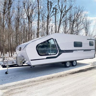 China Hot Selling Big 30Ft High Intensity 4-6 Person Camper Hotel Camping Caravan Star Sky Motorhome Travel Trailer From Philippines Vietnam for sale