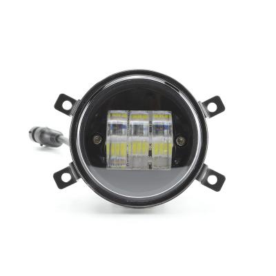 China High quality PC+Aluminum angel eye led fog light for car 30w and round turn signal fog lamp for sale