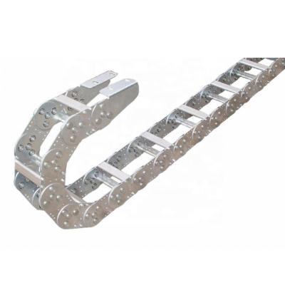 China Customized Type High Quality Low Noise Stainless Steel Iron Drag Cable Carrier Bridge Chain for sale