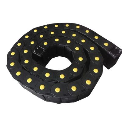 China Factory Direct Factory Long Service Life Reinforced CNC Cable Carrier Track Drag Totally Enclosed Nylon Chain for sale