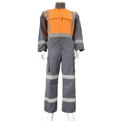 China Orange/Yellow-Grey Customized Flame Retardant Coal Mine Cargo Workwear European Flame Retardant Coveralls For Men for sale