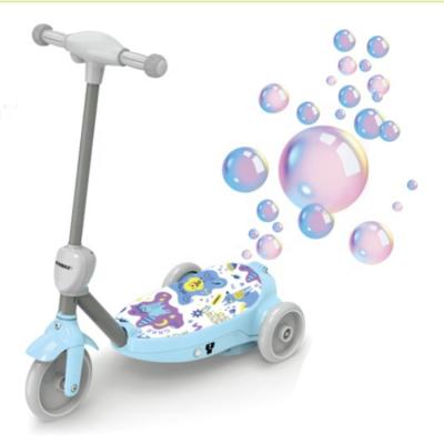 China For Kids Electric Toy Scooter Christmas Toys Children Gift 2021 Kids Bubble Toys Wholesale Children Scooter for sale