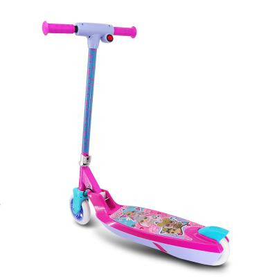 China New Fashion Mechanism Battery Motorized Easy Folding Folding Manual Kick Toy Child Scooter Kids Mini Skate Pedal Two 2 Wheel E On Foot for sale