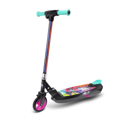 China Easy Folding Mechanism 2 In 1 Wheeled Motor Child Popular Low Price Battery Foldable Toys Ride On Electrico Scooter Electric Car Children For Kids for sale