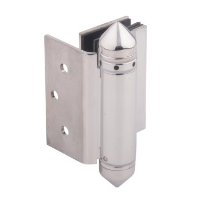 China Modern Self Closing Heavy Duty Glass To Wall Spring Hinge for sale