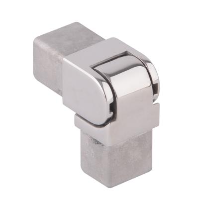 China Vertical Angle Adjustable Adjustable Flexible Swivel Vertical Connector For 25mmx21mm Railing for sale