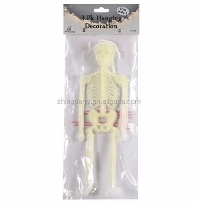 China Platic Halloween light in the dark skeletons, Halloween skeletons for sale