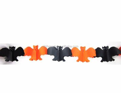 China Paper Halloween decorative spider garlands for sale