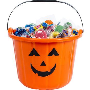 China Plastic Plastic halloween pumpkin design bucket for sale