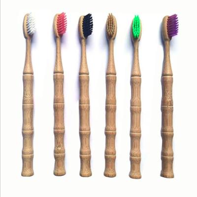 China Hotel and Family Friendly Degradable Disposable Bamboo Toothbrush for sale