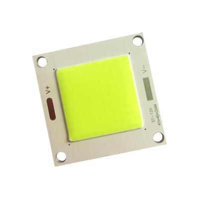 China INGAN 4040mm 50W 12V Green Square COB LED Flip Tech Chip For Mini Flood Light for sale