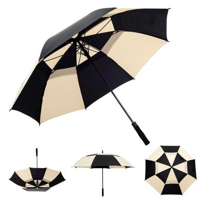 China Custom Minimalist Waterproof Umbrellas Printing OEM Prints Sombrillas Digital Double Layer Promotional Golf Umbrella With Logo Printing for sale