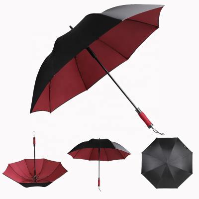 China New Arrivals Golf Automatic Open Umbrella Minimalist 60 Inch Extra Large Oversized Strong Windproof Waterproof Umbrellas for sale