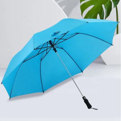 China Large Size Traditional Two-Folding Semi Automatic 2 Fold Gentleman Umbrella for sale