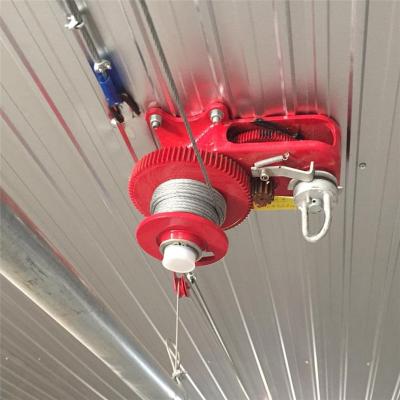 China Poultry Farm Chicken Farm 1500/3500 lbs Hand Hoist Winch For Poultry Chicken House, Manual Cattle Lift Poultry Winch With Brake Winch for sale