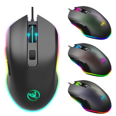 China Instock High DPI Mouse E-sports Games Light Wired Mouse 6400dpi 6 Buttons Computer Mouse for sale