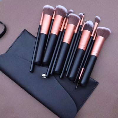 China Other Hot Products Sold Synthetic Fiber Brush Set Online Black Cosmetic Face for sale