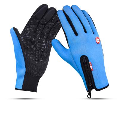 China Outdoor Waterproof Cycling Screen Gloves Silicone Cycling Anti Skid Sports Gloves For Winter for sale