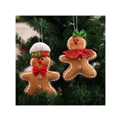 China Five Star Christmas Gingerbread Man Doll Gingerbread Man Christmas Gingerbread Man Cloth Christmas Tree Decorations Hanging Gingerbread Man Pendant for sale