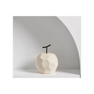 China Europe Simple Wind Ornaments Ceramic INS Apple Pear Living Room TV Cabinet Home Decorations Fruit Ornaments for sale