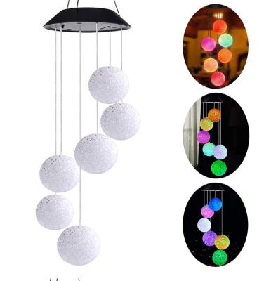 China 2022 Eclectic Ball Wind Rings LED Butterfly Festival Lights Outdoor Decorative Lights for sale