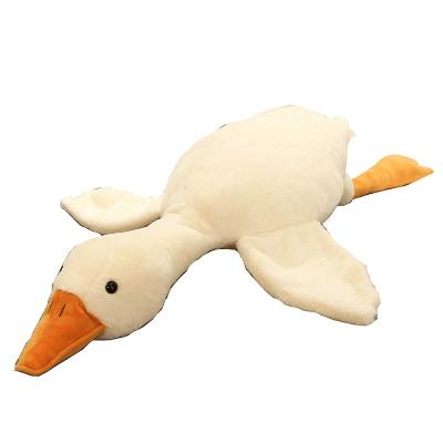 China Net Red White Plush Toy Goose Doll Removable Nordic Style Goose Pillow Big Large Washable Goose Pillow Bed Sleeping Doll for sale