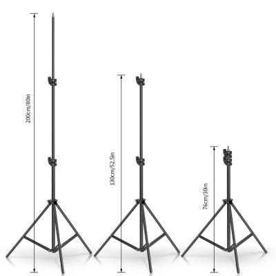 China Ring Light Tripod Stand with 1/4 Screw Head for Phone Studio Softbox Tripod Video Holder or Thermometer 2M Light Stand Photo for sale