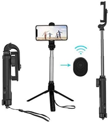 China Top-selling Portable XT 10 Extendable Tripod Selfie Stick with Radio Remote Control for Outdoor Photography for sale