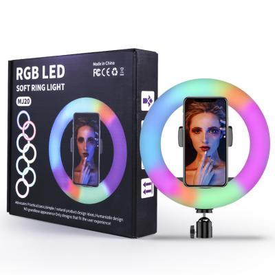 China Manual-wired Control RGB Fill Light Colorful Bring You 360 Degree Even To Fill Light For Live Broadcast Youtube Facebook for sale