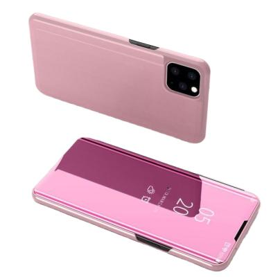 China Mirror Flip Phone Case For iPhone 12 Pro XR 11 Pro XS Max Leather Stand Cover For Iphone Series for sale