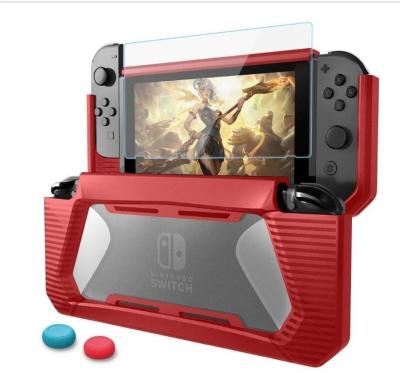 China Cover Device Case for Nintendo Switch Game Console TPU Back Shell PC Clear PC Protective Soft Cover Built-in NS for sale