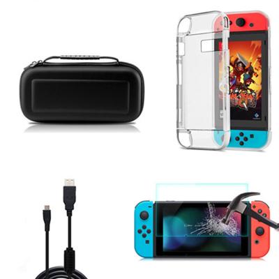 China Durable 4 in 1 Portable Hand Storage Bag Nintendo Switch Pouch Bag for Nintendo Switch Console Game Switch Controller Accessories for sale