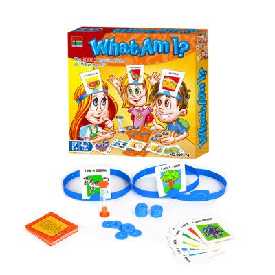 China Toy New Cartoon Designs Classmates and Family Guess Name Intellectual Board Games for sale