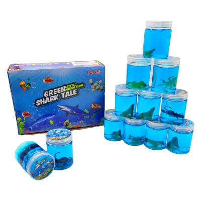 China PVE Ready to Ship Hot Sale Cartoon Sea Animals Crystal Soil Plasticine Crystal Slime Clay for sale