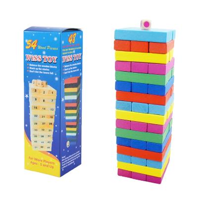 China Environmental Protection Wooden Classic Toy Custom Party Toy Number Fine Quality Large Blocks for sale