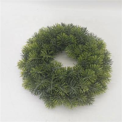 China Eco-friendly Indian Decorative Garland High Simulation Artificial Wreath Garland Greenery Home Garden Wedding Wedding for sale