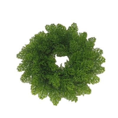 China Best Selling Decorative Flower Eco-friendly Artificial Heart Shape Plant Braid Garland Real Touch Artificial Garland For Wedding for sale