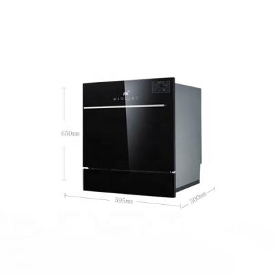 China Automatic Portable Dishwasher With LED Display Kitchen Dishwasher Stainless Steel Front Open Drying Function Mini Dishwasher Drawer Dishwasher for sale